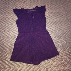 Dark purple romper small